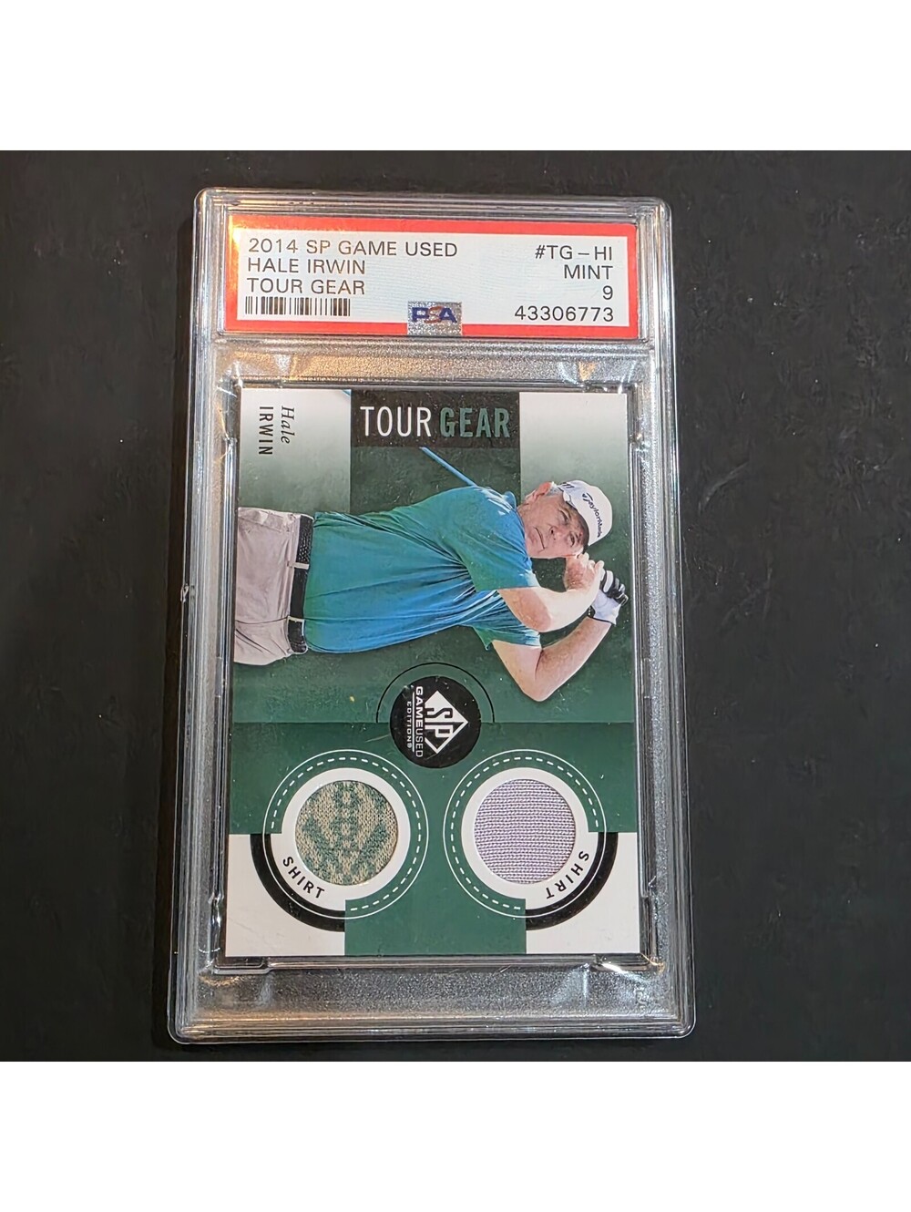 2014 SP Game Used Edition Tour Gear Shirt Hale Irwin #TGHI PSA 9 Mint